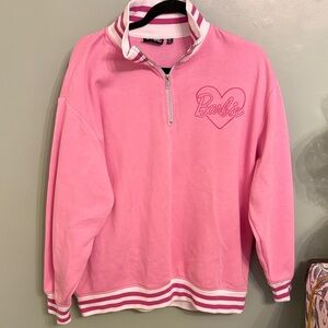 Barbie Pink Quarter-Zip Pullover